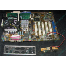 Материнская плата Asus P4PE (FireWire) с процессором Intel Pentium-4 2.4GHz s.478 и памятью 768Mb DDR1 Б/У (Пятигорск)